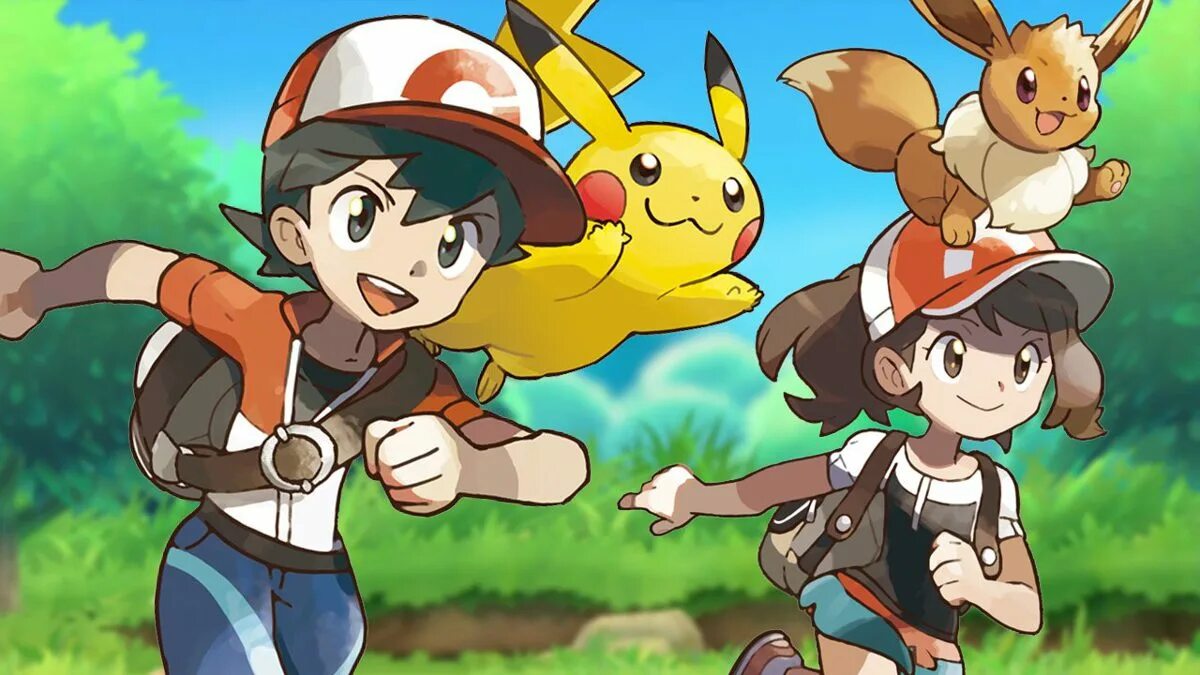 Pokemon let s go. Покемон пикачу. Покемон lets go eevee. Pokemon let's go eevee покемоны. Покемон пикачу игра.