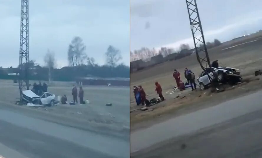 Гомель сегодня сильные происшествия. Авария на ЛЭП. ДТП Гомель вчера в Новобелице.