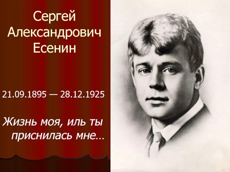 Годы жизни серого. Есенин 1925.