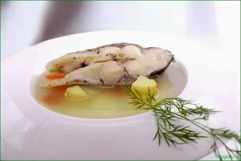 Блюдо уха из рыбы