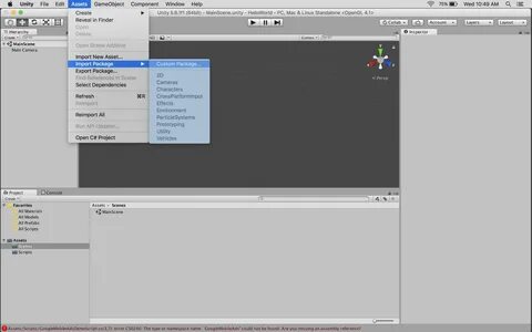 Методы в unity