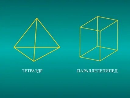 Куб в тетраэдре