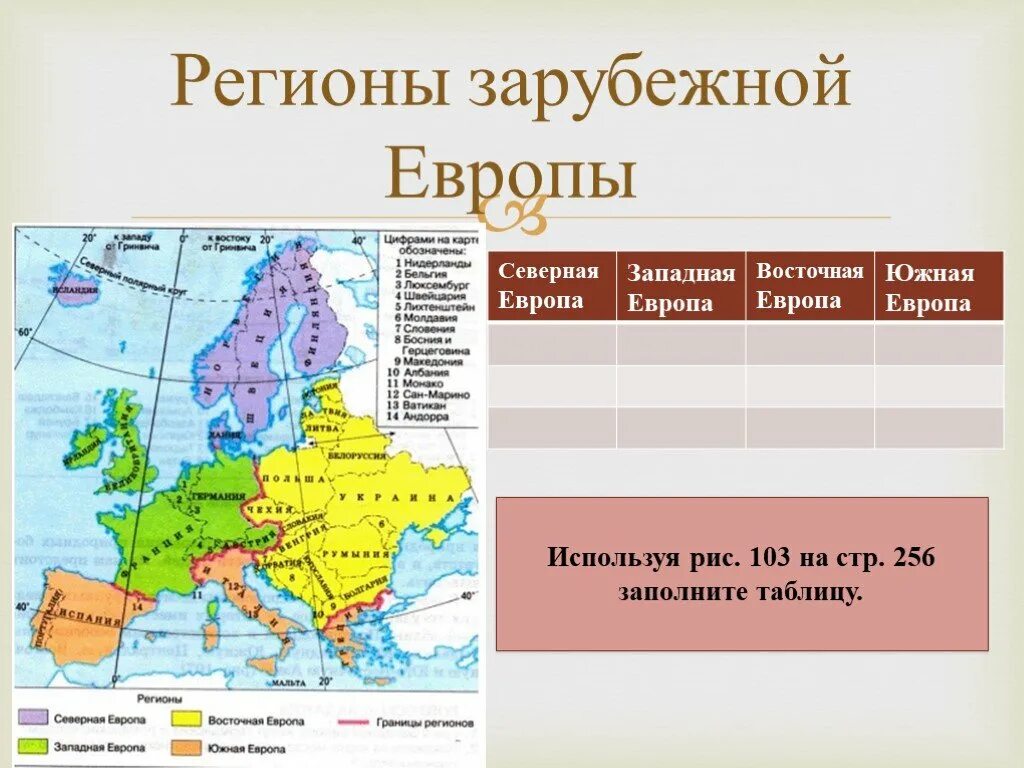 Страны западной европы 7 класс презентация. Экономическая карта Северной Европы. Зарубежная Европа Северная Южная Западная Восточная. Политическая карта зарубежной Европы Северная Европа Южная Европа. Заполните таблицу Западная Европа, Северная Европа.