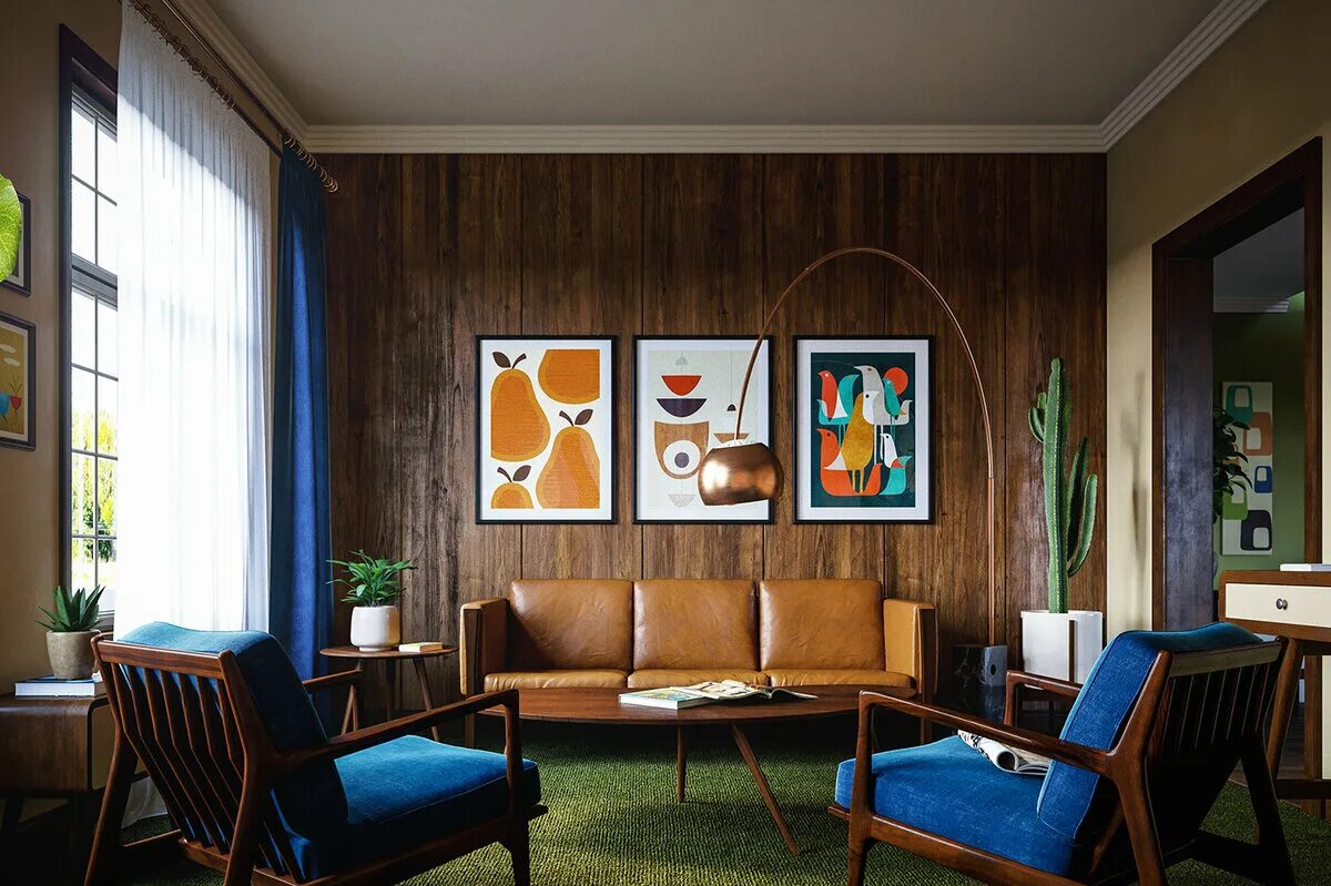 Michael’s Mid-Century Modern Abode Mid century modern interiors, Furniture desig