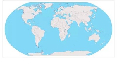 контурная карта мира для печати а4