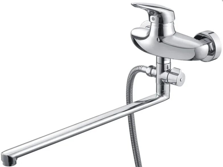 Смеситель grohe длинный излив. Смеситель Kaiser Carlson 11055. Смеситель универсальный Kaiser grosser 24022 однорычажный. Смеситель Kaiser для ванной с душем. Смеситель для ванны с душем Kaiser Saga - 53022 (однорычажный, цвет хром).