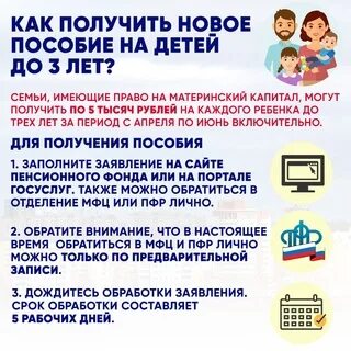 Новые выплаты на детей