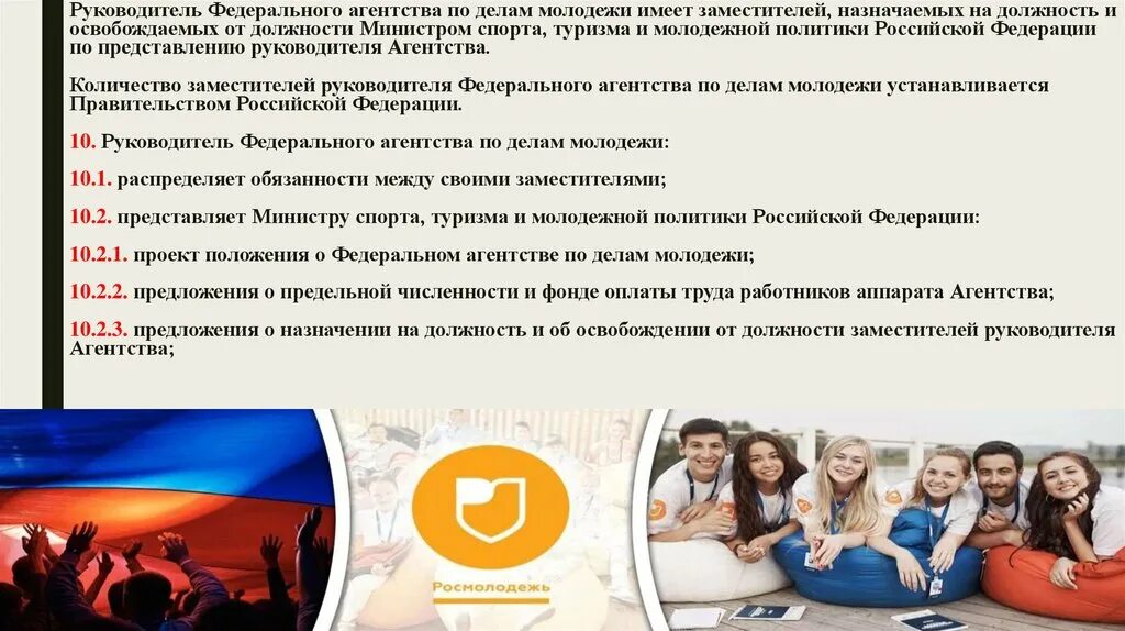 Федеральное агентство по делам молодежи руководитель. Росмолодежь Молодежная политика. Предложения по молодежной политике. Росмолодежь направления. Росмолодежь безопасная среда