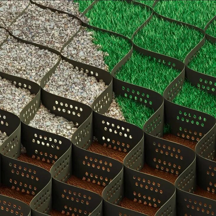 Геоматериалы. Георешетка геоспан орп 30/15. Геоматериалы. Георешетка га ор 210/100 (3,1х6м). Георешетка 200мм.