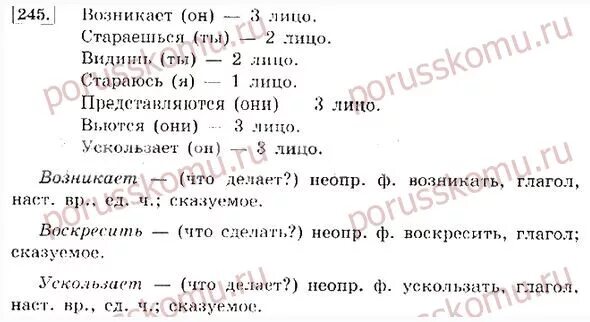 Подготовь устный рассказ на тему что я знаю о глаголе 4 класс.