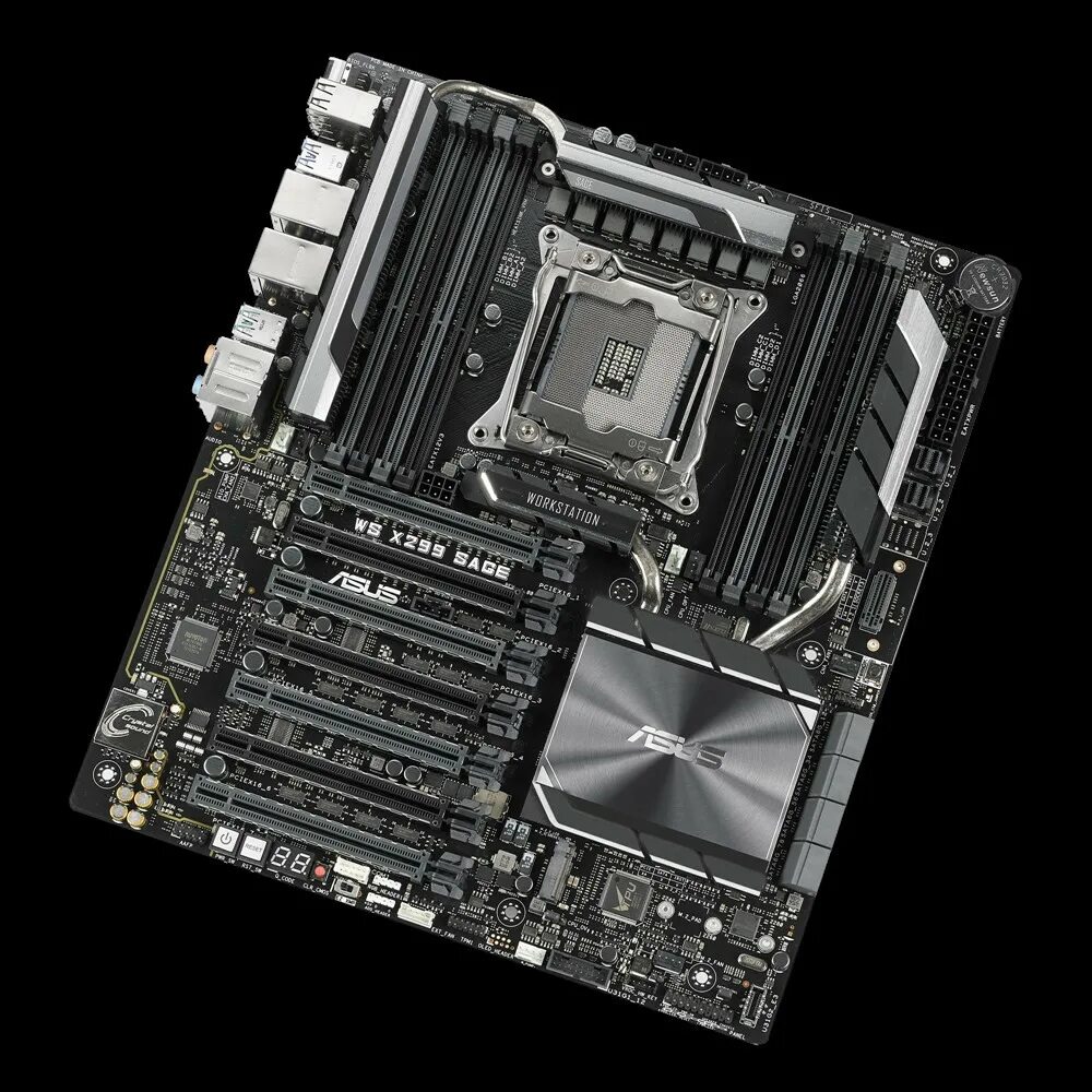 Intel x299 asus. Ws x299 sage. asus x299. lga 2066. серверная материнская плата asus ws x299 sage/10g (lga2066, ceb).