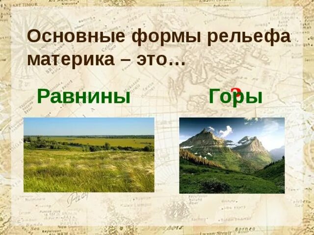 Основные формы рельефа горы равнины. Основные формы рельефа горы и равнины. Ном-ру ii формы рельефа что это такое. Виды равнин. Крупные формы рельефа.