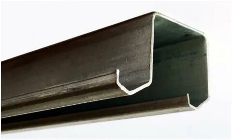 Ходовой профиль для дверей шкафа-купе СТ-147, оцинкованная сталь, 2 метра - купи
