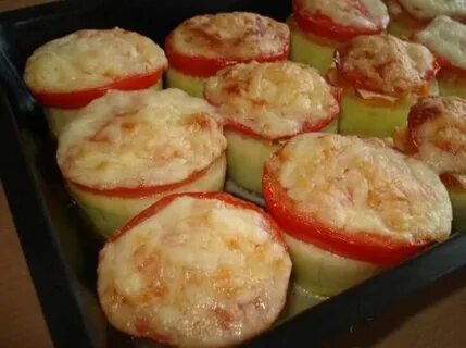 Колечки кабачков в духовке с сыром
