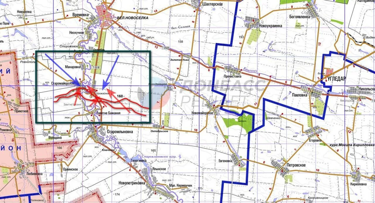 Урожайное донецкая область на карте. Урожайное донецкая область на карте. Село хлебодаровка донецкая область карта. Приютное и старомайорское на карте. Урожайное показать на карте.