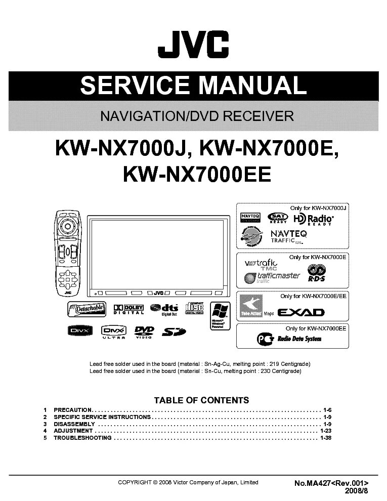 Service manual jvc. JVC KW-nx7000. Магнитола JVC KW 7000. JVC kwx810. AVX 810.