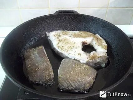 Как пожарить стейк зубатки