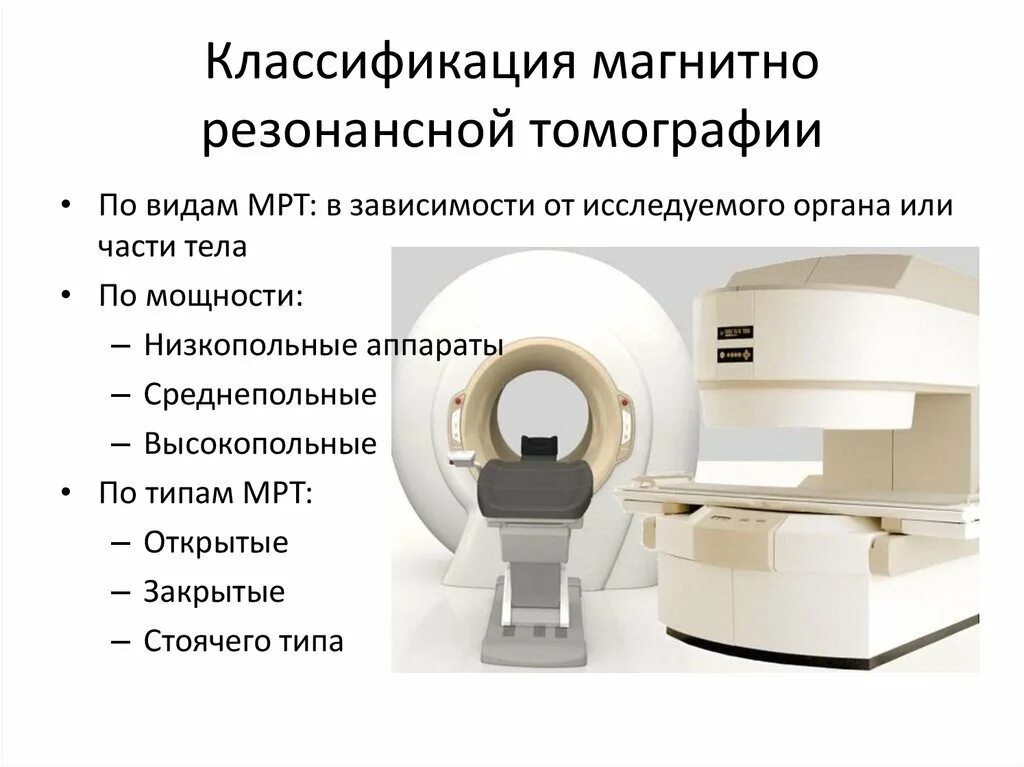 Какие виды кт