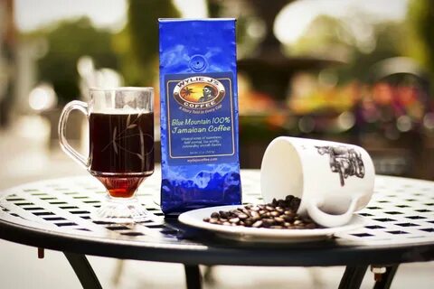 Blue coffee