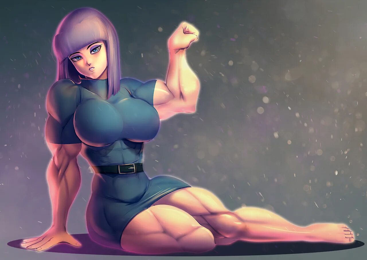 Big breast games. Крепкая девушка арт. Muscle девушка Arts. Огромный бицепс девушки Art. Литтл muscle Art.