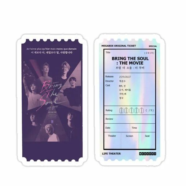 Soul ticket type soul. BTS tickets. Шаблон билета BTS. BTS bring the Soul. Ticket BTS Sticker.