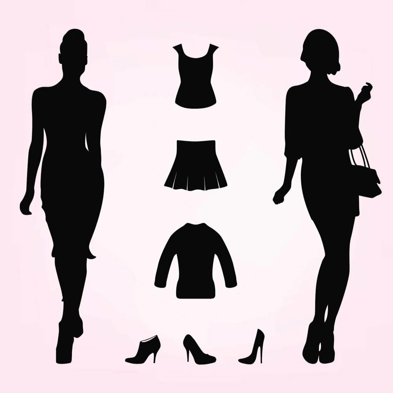 Стилизация человека. Силуэт модной девочки. Модельные силуэты. Силуэт модель стильная. Рисунки дизайнеров одежды.