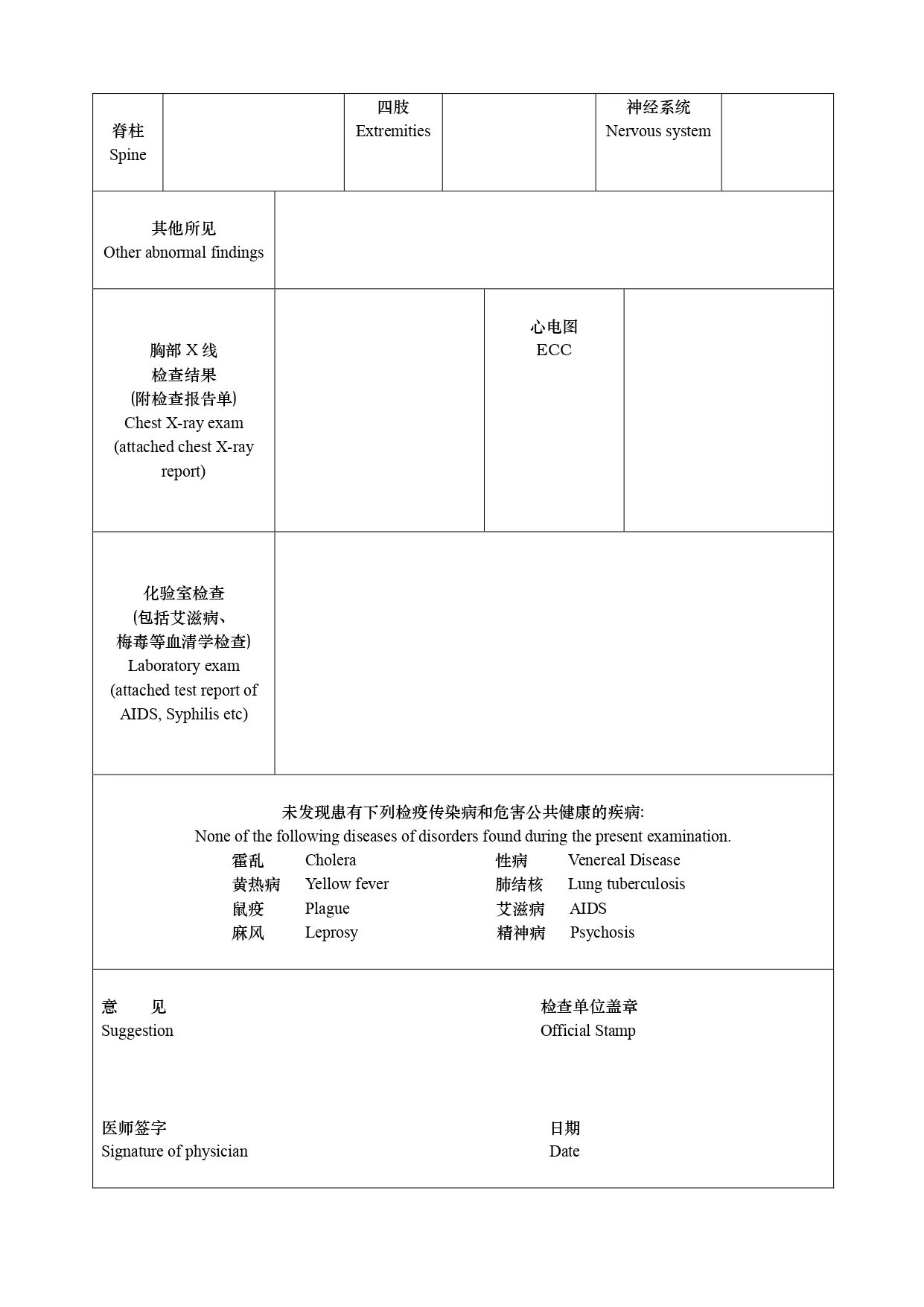 Foreigner physical examination form. Foreigner physical examination form china. physical examination record for foreigner. physical examination record for foreigner на русском.