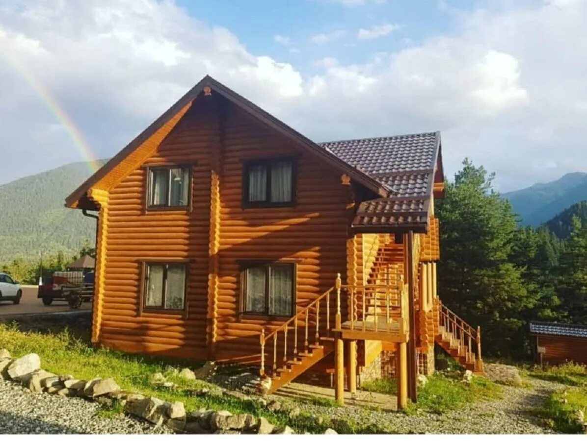 Дом в архызе с бассейном