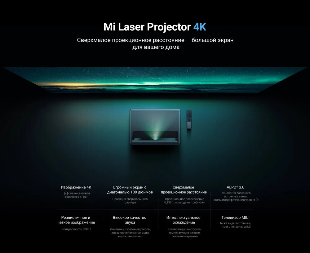Mi laser projector. Mi laser projector