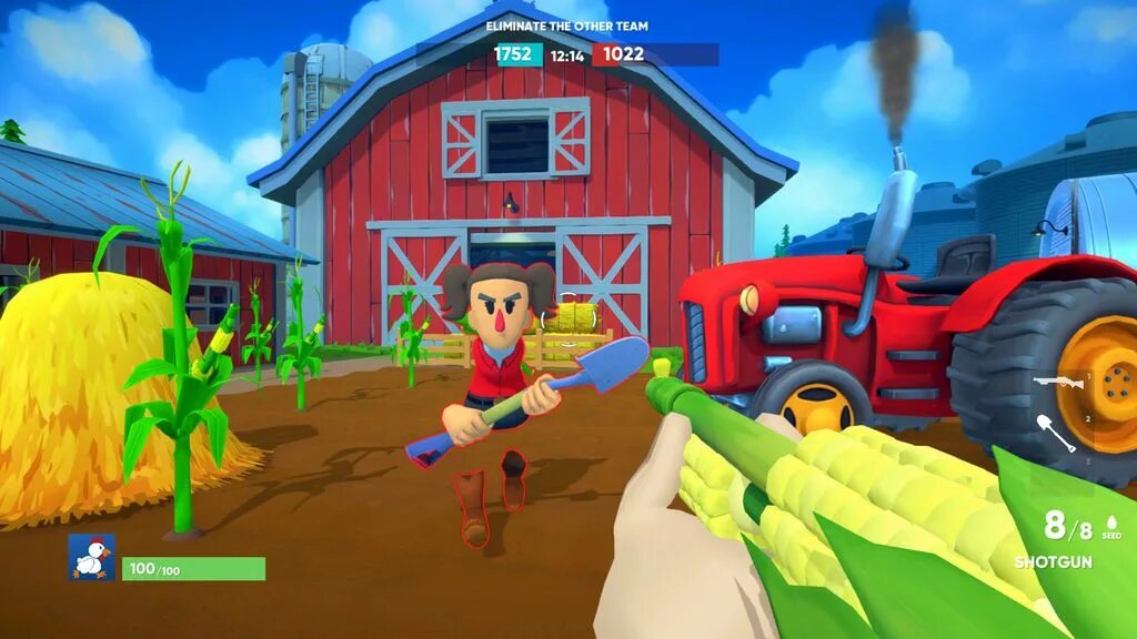 Игра где убивают кур. Shotgun Farmers. Farmer игра. Дробовик в играх. Игра Farmer toon.