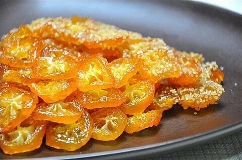 Candied fruit. 