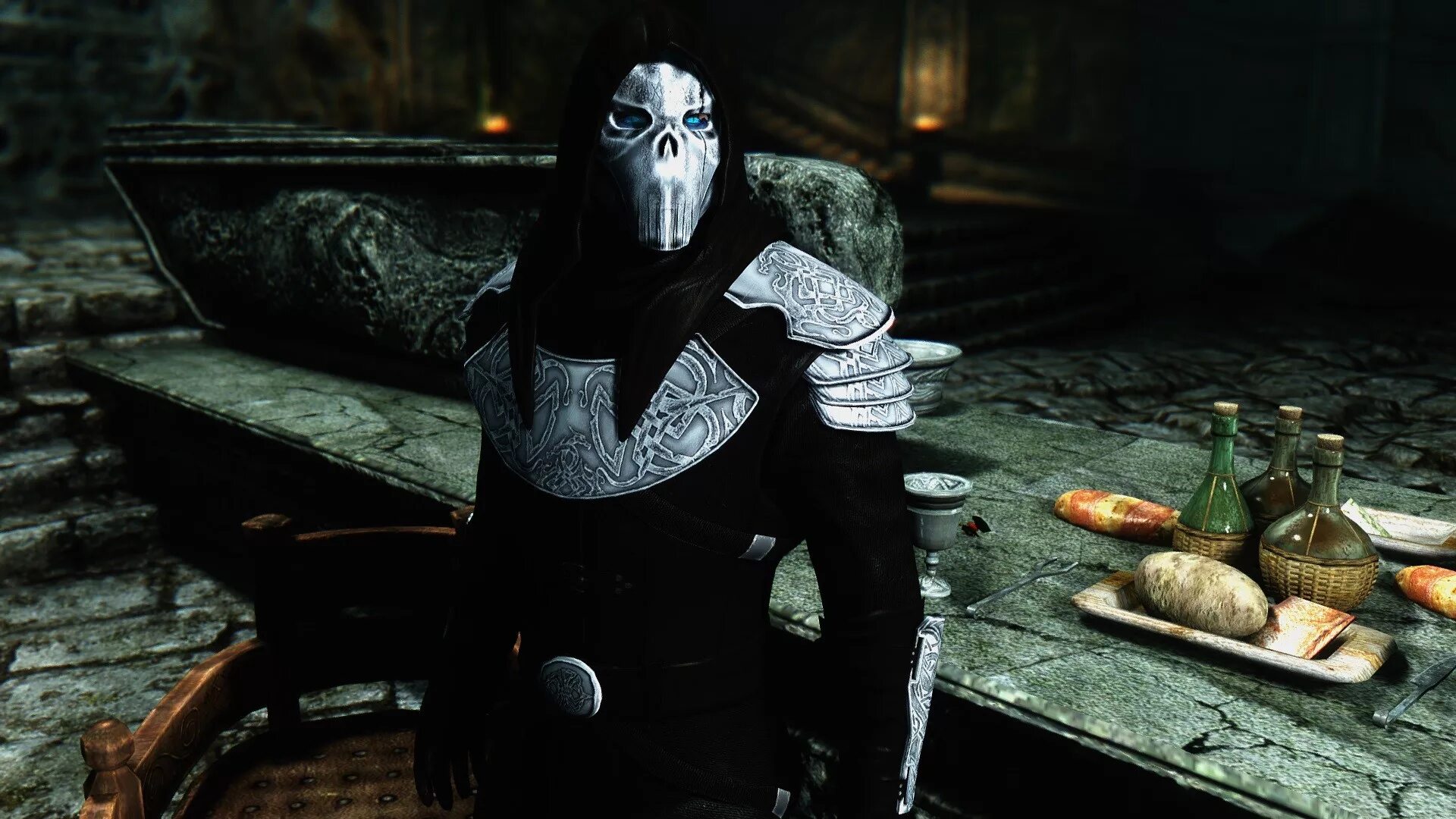Dark souls 2 manikin mask. Dark souls 2 маска. Скайрим мод на броню злодея. Soul mask mod. Soul mask demo карта.