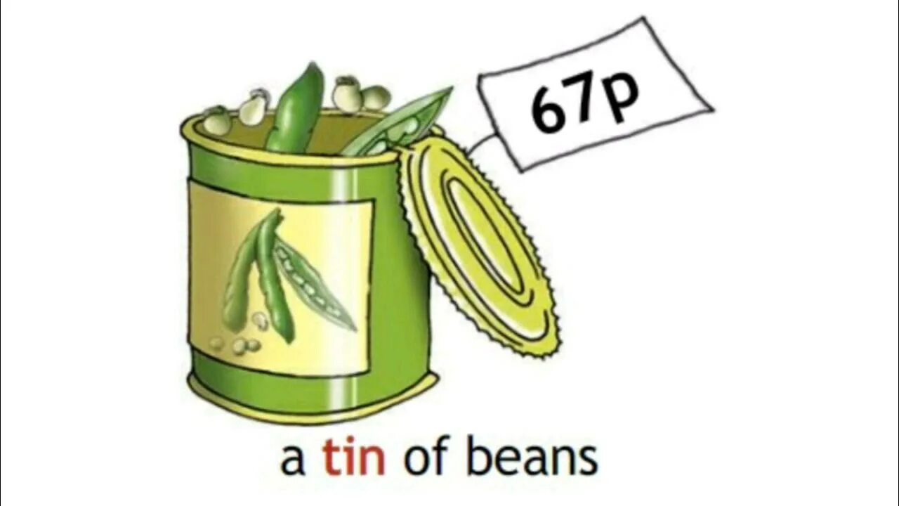 A tin of Beans. Банка бобов рисунок. Банка с бобами рисунок. Tin.