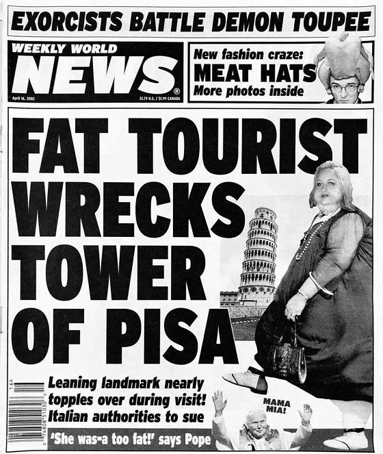 Newspaper headlines. Weekly World News газета. Funny newspaper headlines. Funny News headlines. News headlines