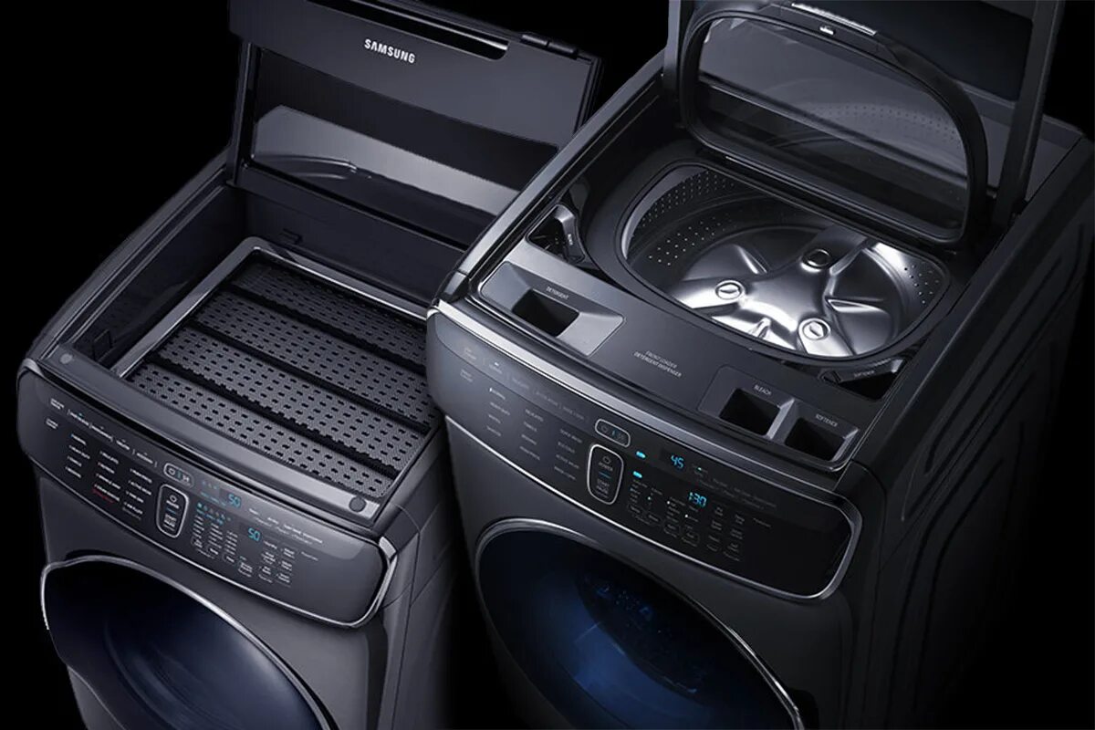 Вертикальные стиральные машины рейтинг 2023. Samsung Flex Wash стиральная машина. Стиральная машина Samsung с двумя барабанами. Стиральная машинка самсунг с 2 барабанами. Стиральная машина самсунг с вертикальной загрузкой.
