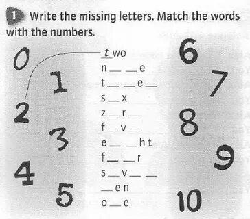 Write the missing number перевод