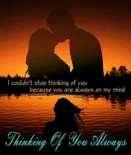 But i thinking about you