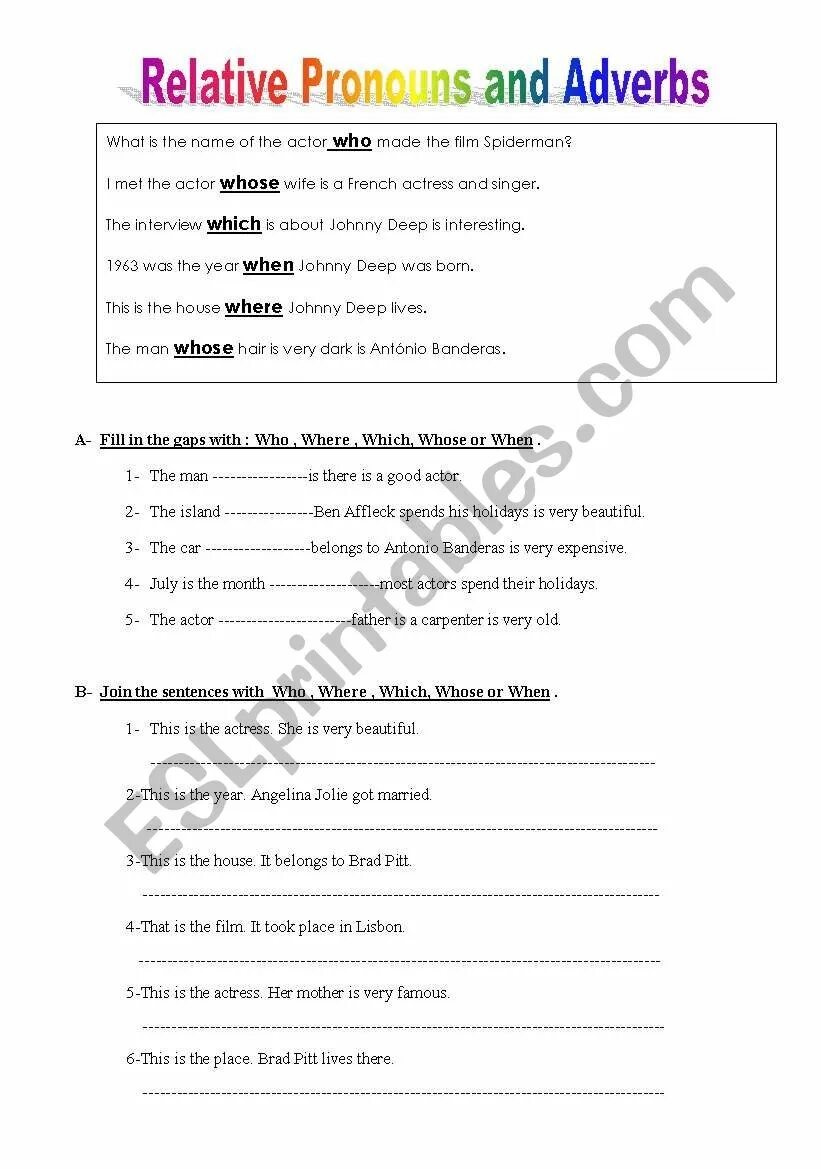 Fill in the relative pronouns adverbs. Relative pronouns and adverbs задания. relative pronouns exercise. relative pronouns and adverbs worksheets. relative pronouns worksheets for kids who which that.