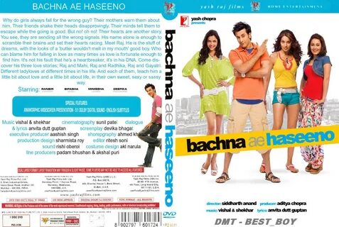 DVD Covers: Bachna Ae Haseeno.