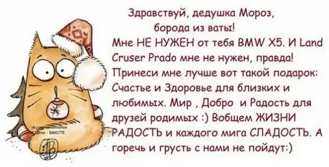 Письмо деду морозу от взрослой женщины