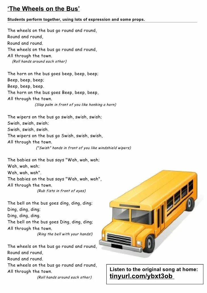 Песенка про автобус для малышей. The Wheels on the Bus текст. Wheels on Bus детская песенка. Песенка про автобус текст. Автобусы перевести на английский