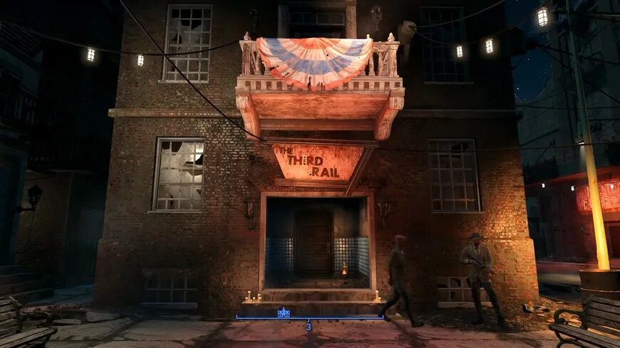 Fallout 4 поднять отношения. Бар третий рельс fallout 4. третий рельс фоллаут 4. фоллаут 4 город добрососедство. бар третий рельс фоллаут 4 карта.