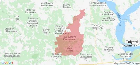 Карта осадков кузоватово