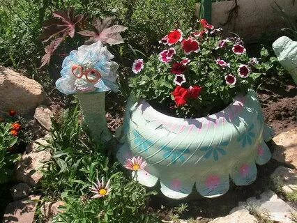 Красивые поделки для сада своими руками