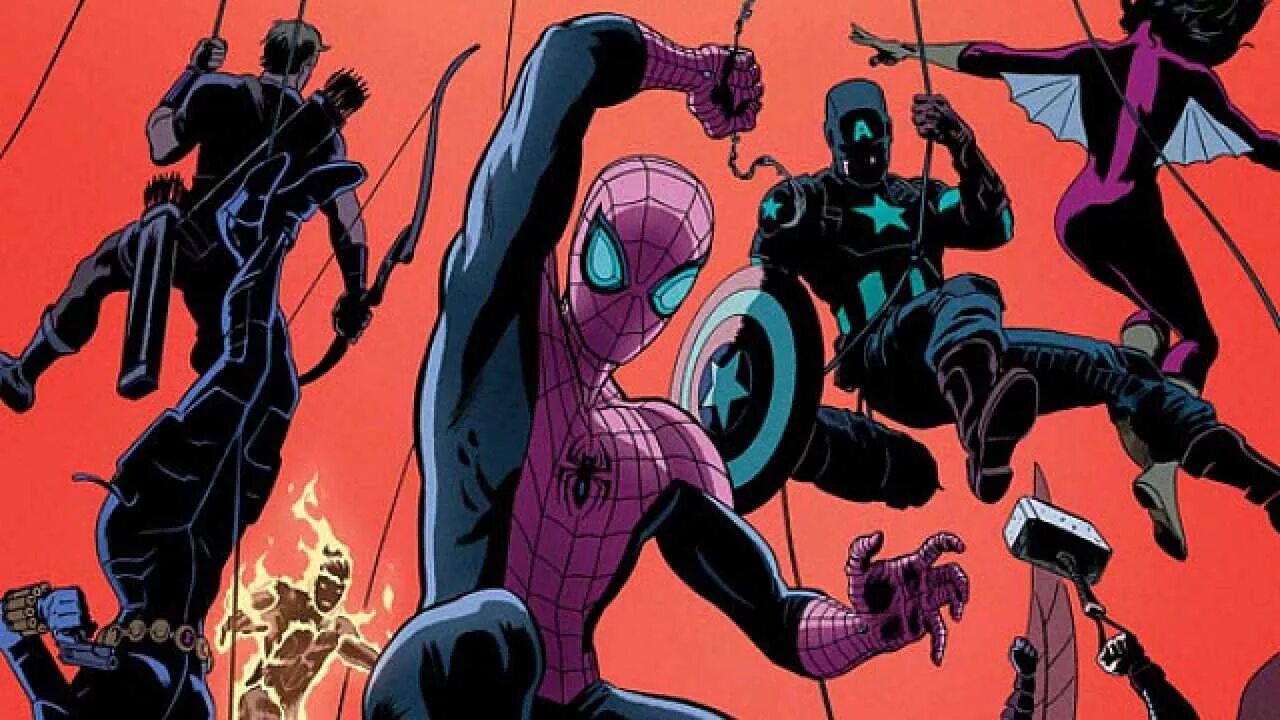 Человек паук вселенная комикс. Superior Spider-man. Superior Spider-man Team-up. Супериор человек паук. Превосходный человек паук.