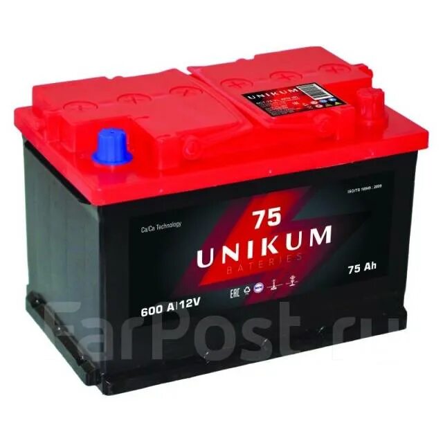 Аккумулятор unikum 75. АКБ unikum - 55а/ч п.п. (п.ток 450 a(en), 13,6 кг). АКБ Уникум 60 Ач. 75d31r аккумулятор.