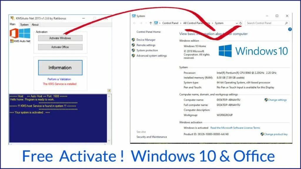 Программа для активации виндовс. Kms Windows 10. Активация Windows kms. Kms активатор Windows 10.