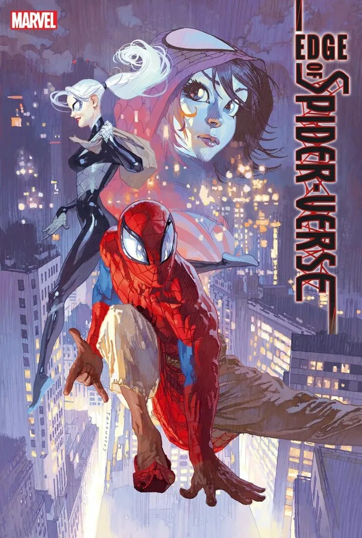 Ночь человека паука. Edge of Spider-Verse 2022. Sakura Spider. Марвел 2022. Человек паук 18.