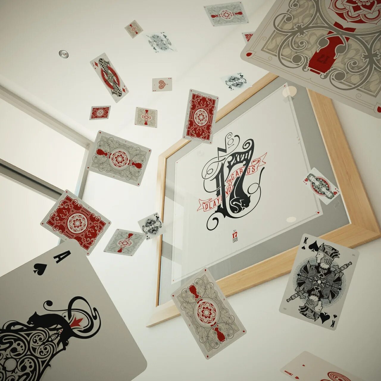One s cards. Bicycle №17 playing Cards. «Bicycle №17 playing Cards» Джокер. Декор для комнаты из игральных карт. Игральные карты на стене.