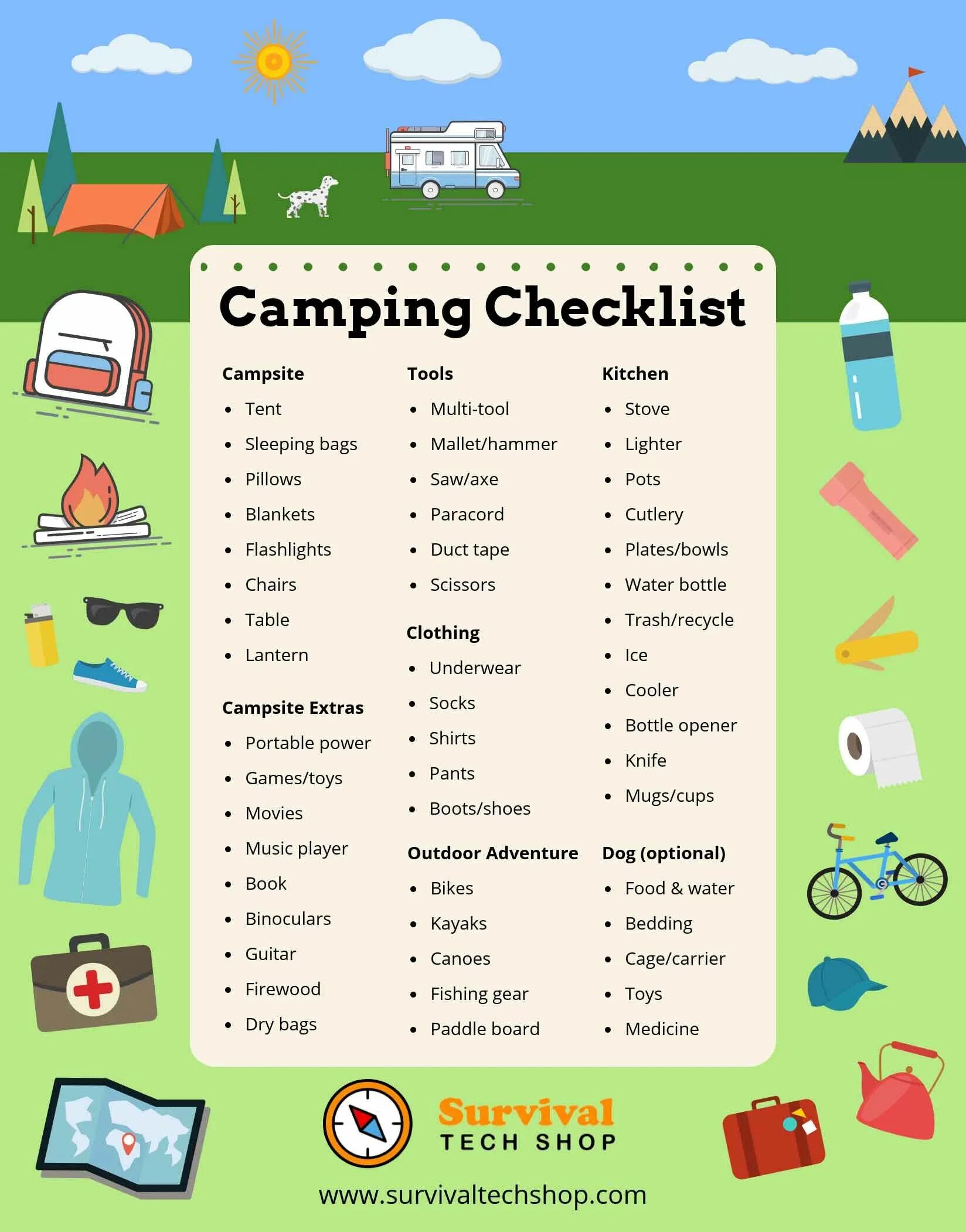 Camping Checklist. Английские слова на тему Camping. Тема поход на английском. Вещи для похода на английском. Camping на английском